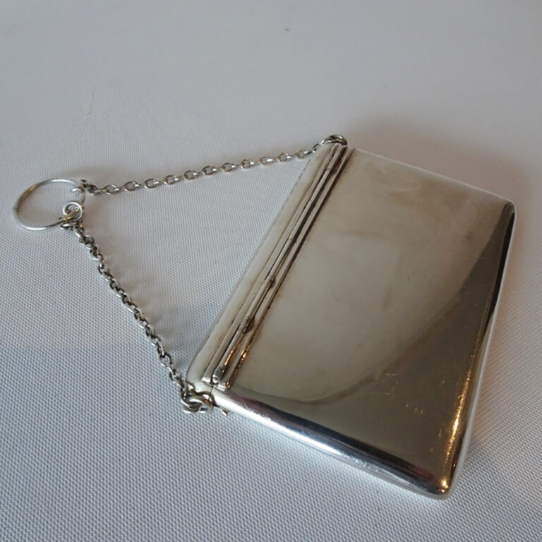 Sterling silver card purse