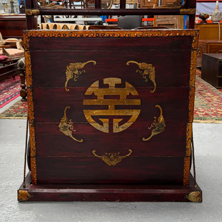 19th century Chinese wedding dowry chest