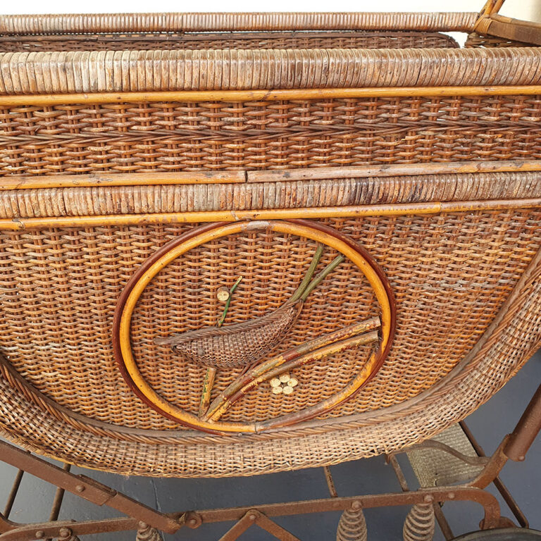 Antique Japanese baby carriage