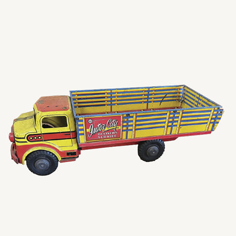Lithographed tinplate truck
