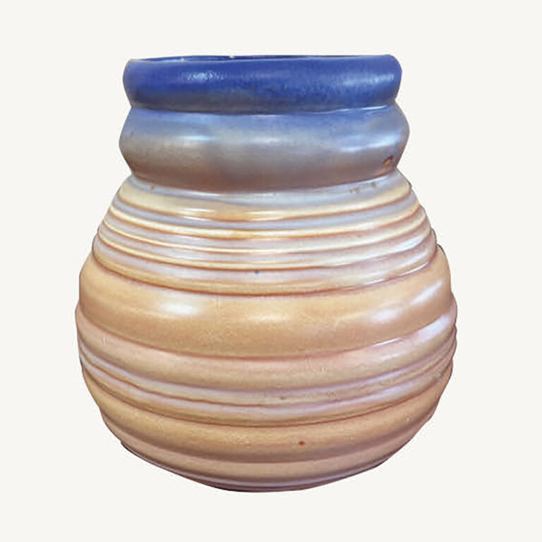 Carlton ware ribbed vase