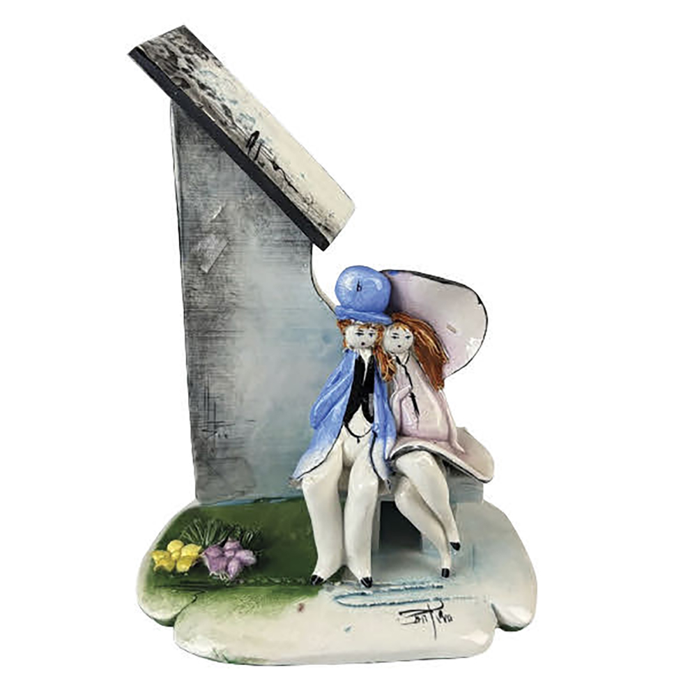 Italian pottery figurine