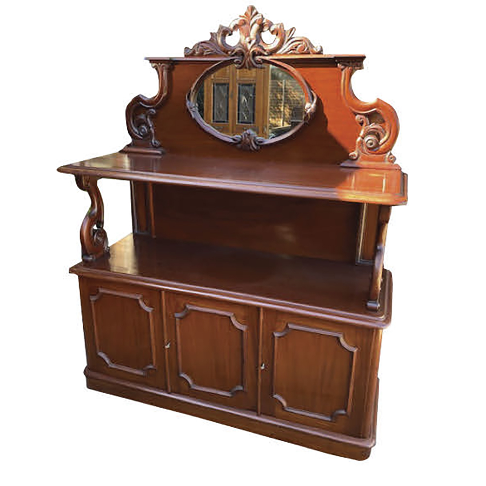 Victorian mahogany dumb waiter
