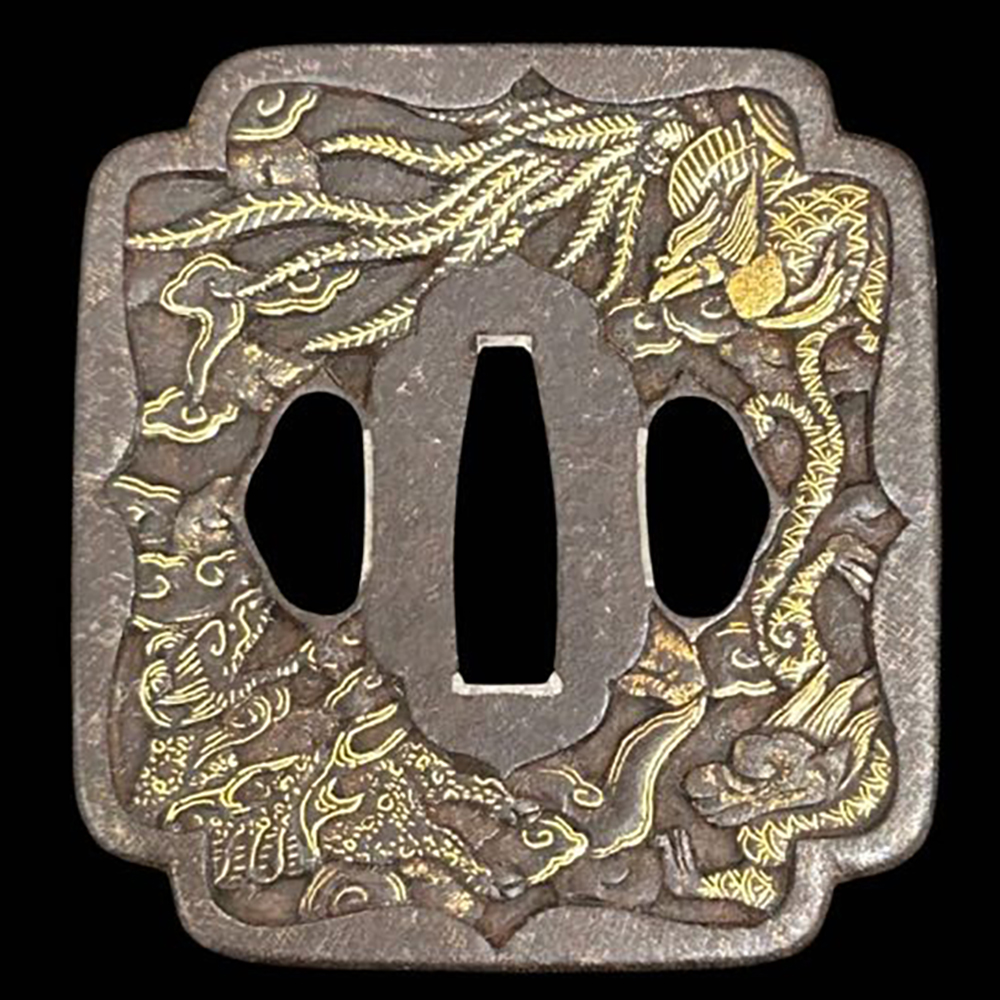 Japanese Samurai sword tsuba