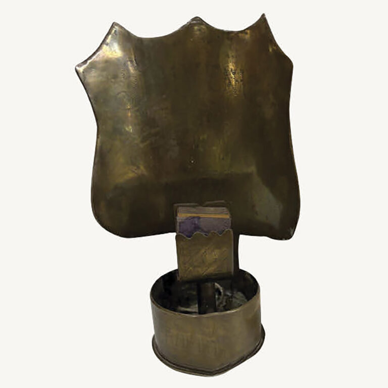 Trench art cigarette stand