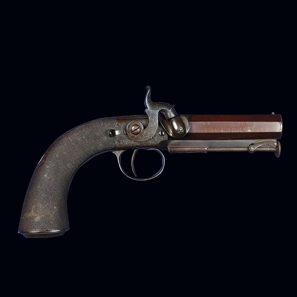percussion coat pistol from Manton & Co of Calcutta
