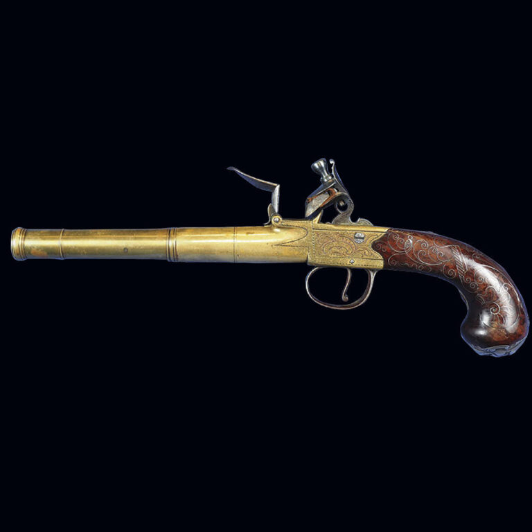 Flintlock pistol by Thomas Archer c.1780