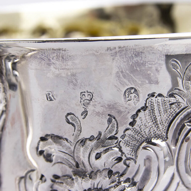 19th century Irish silver repousse trophy cup