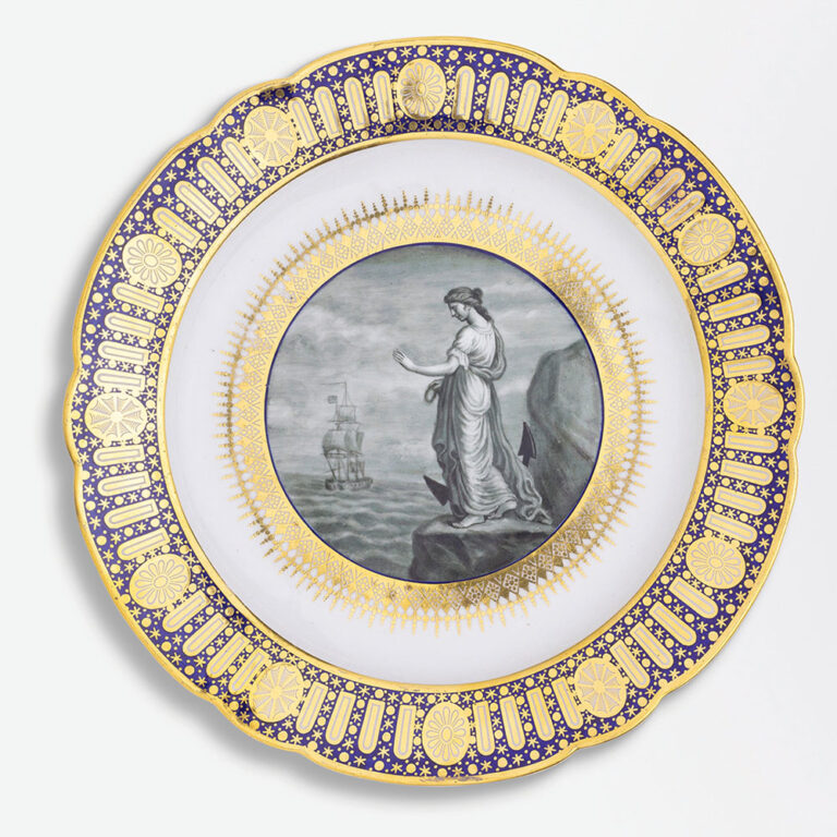 Flight Worcester plate from the 'Hope Service'