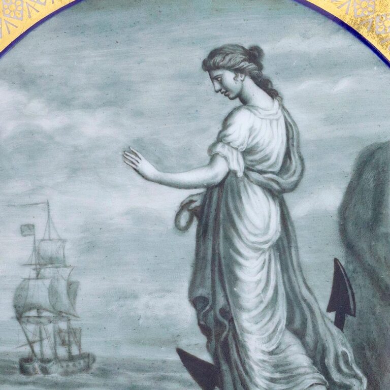 Flight Worcester plate from the 'Hope Service'