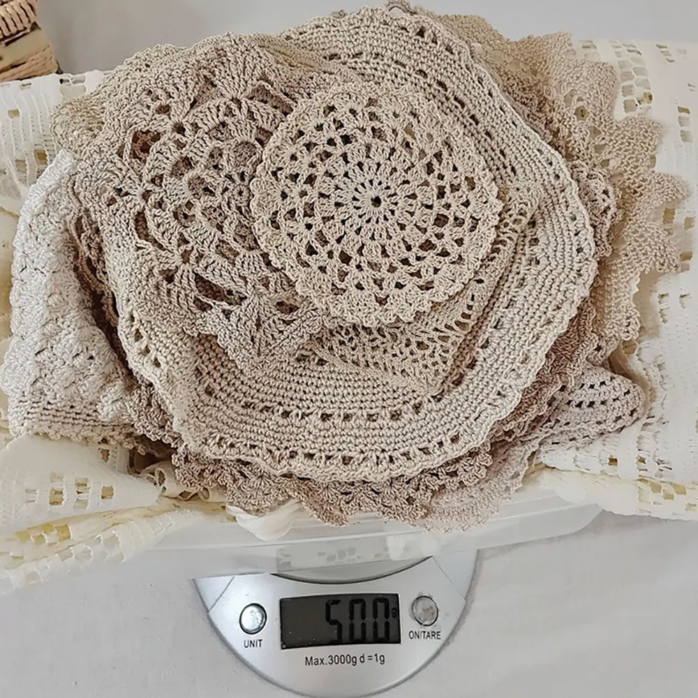 vintage fabric scrap bundle