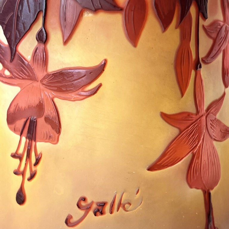 Galle cameo glass vase