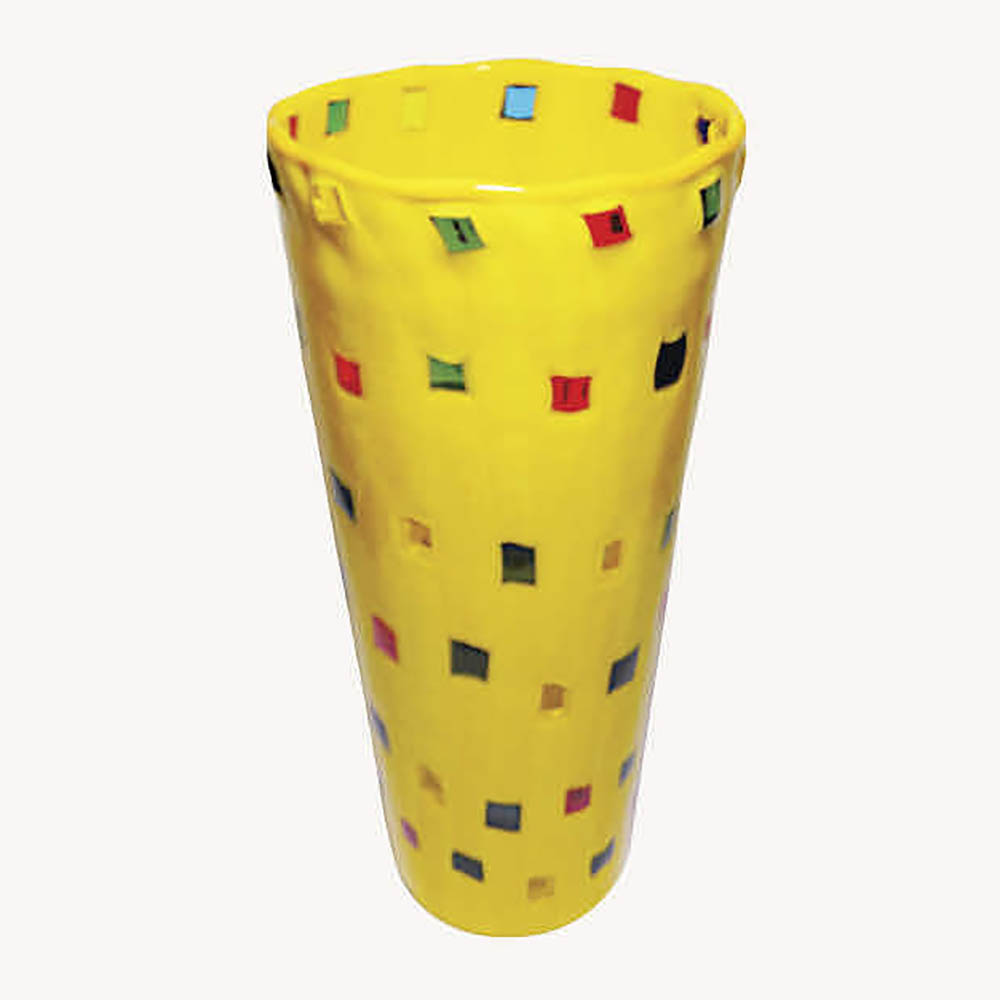 Italian glass vase by Fratelli Toso