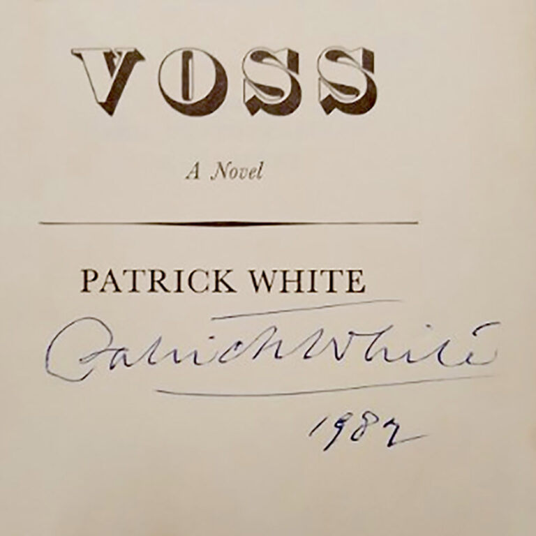 First edition book by Patrick White, Voss