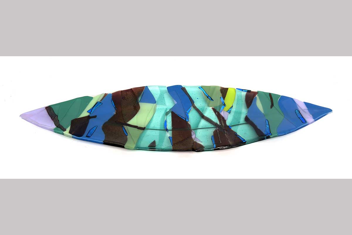 Jan Blum, Australia , Michelle's Magic Pudding Plate, Glass