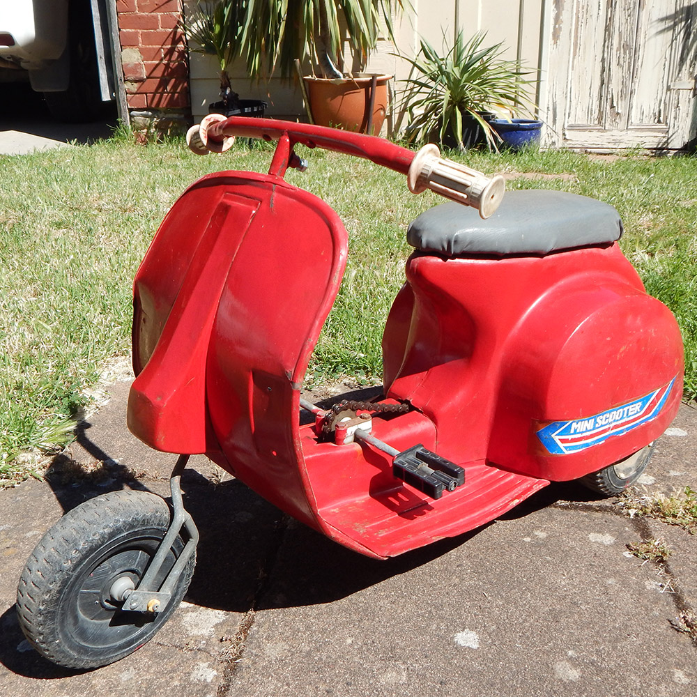 vintage vespa scooter