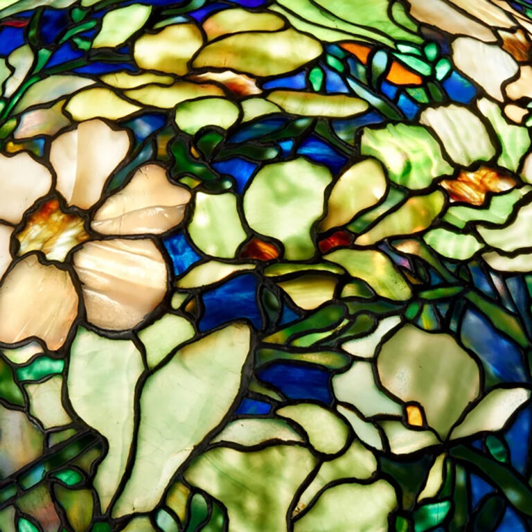 Tiffany Magnolia floor lamp