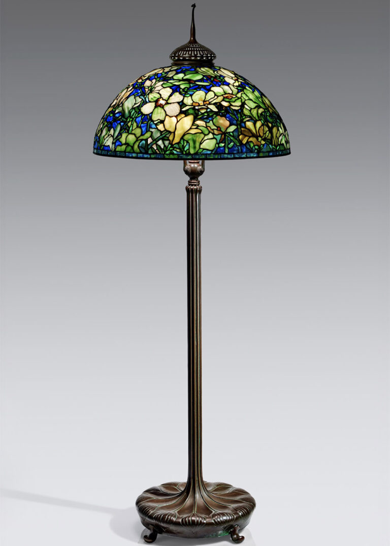 Tiffany Magnolia floor lamp