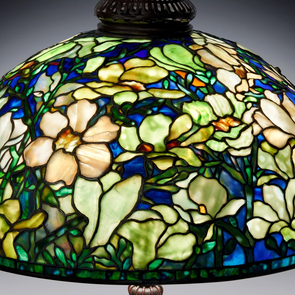 Tiffany Magnolia floor lamp