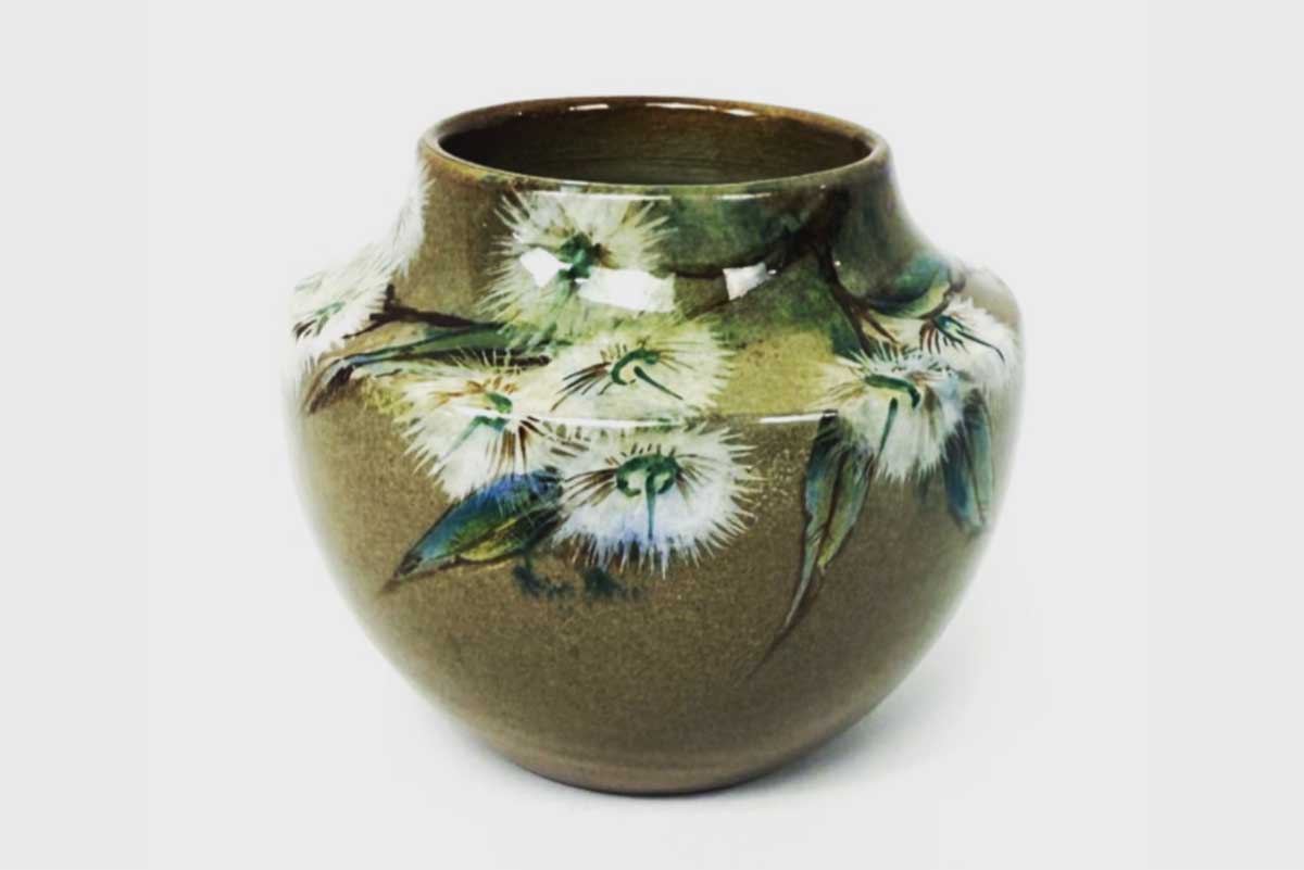 Daisy Merton, Newtone Pottery, Sydney Gum Blossom Vase, c.1930
