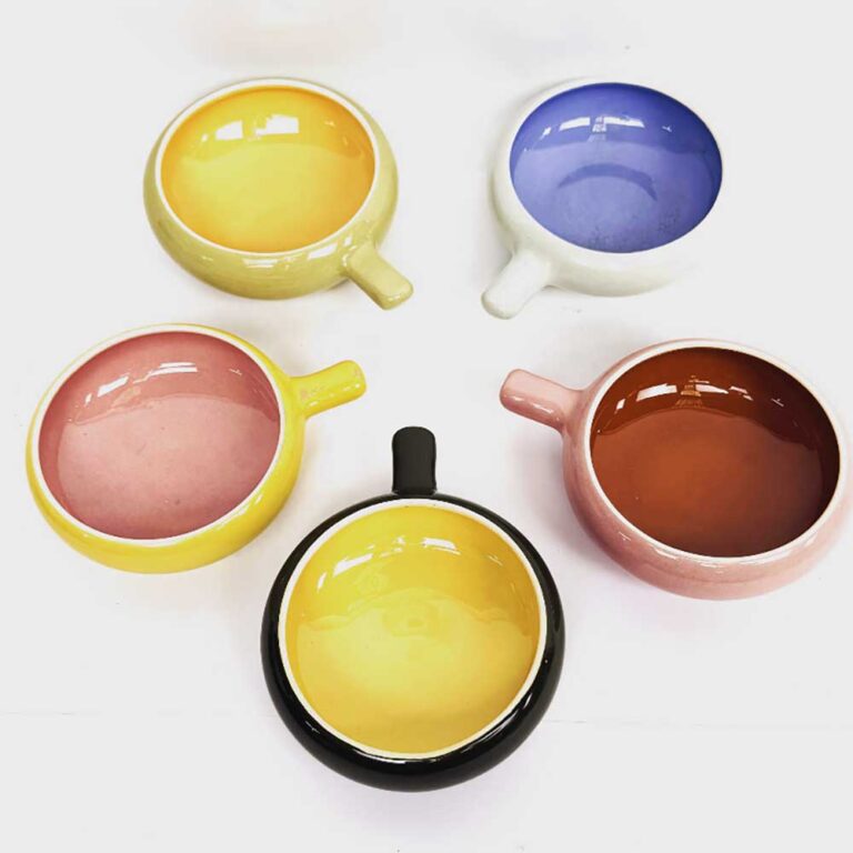 Five Martin Boyd, Australia Studio Pottery Pastel Glazed Ceramic Ramekins, 1950