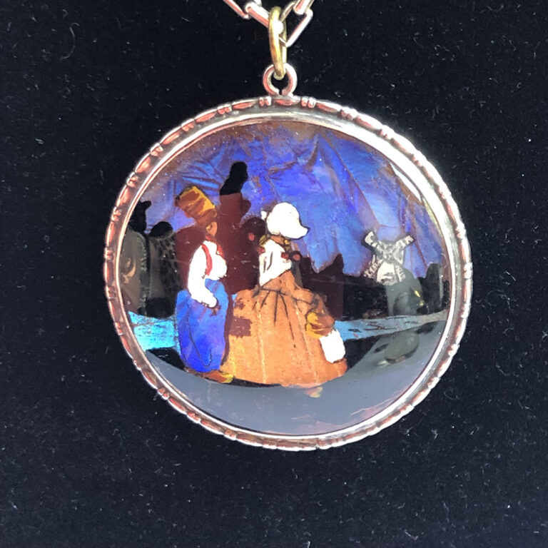 butterfly wing pendant