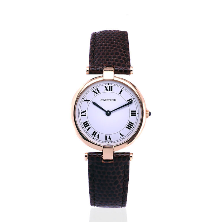 18ct Cartier Vendome watch with the rare Paris dial