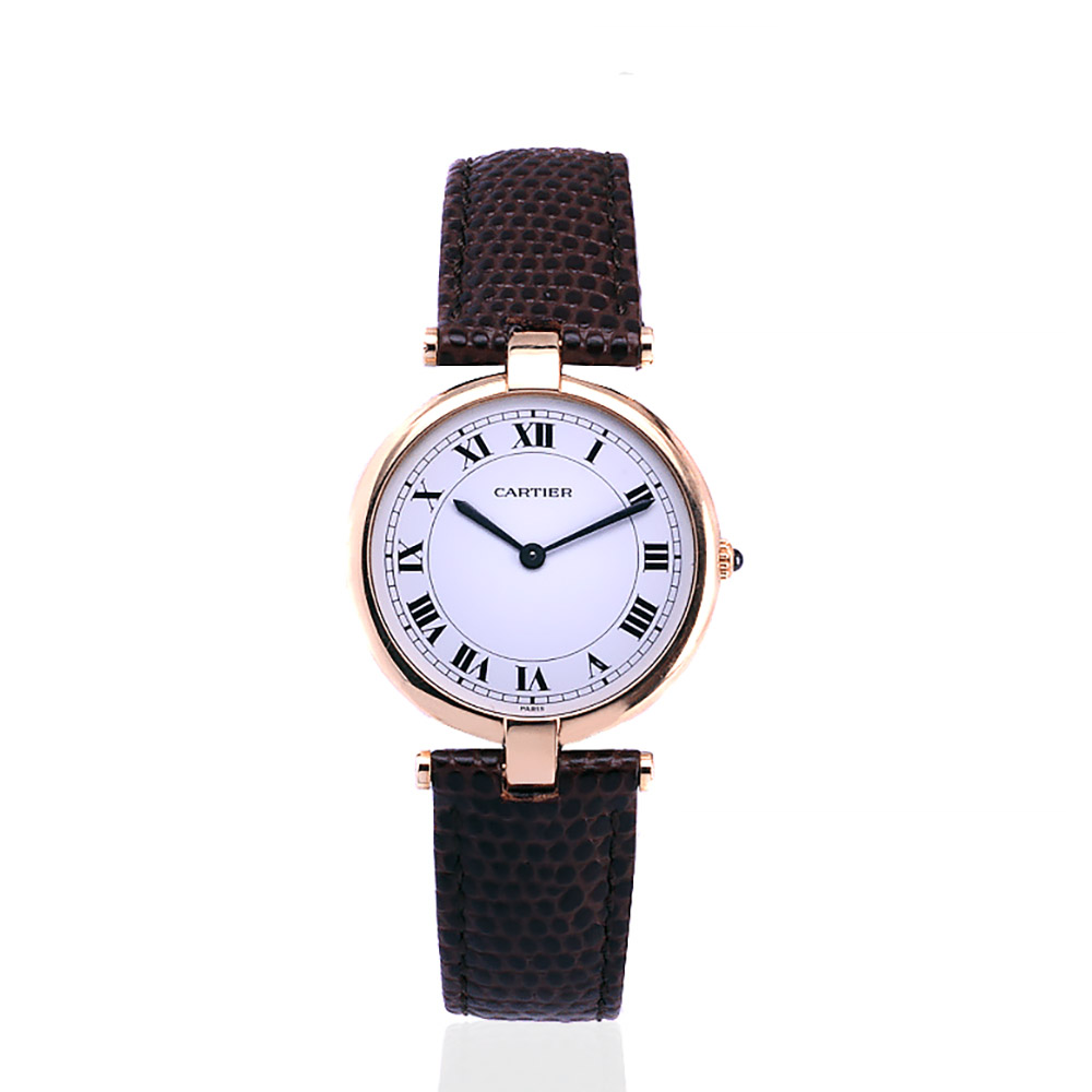18ct Cartier Vendome watch with the rare Paris dial