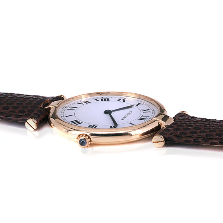 18ct Cartier Vendome watch with the rare Paris dial