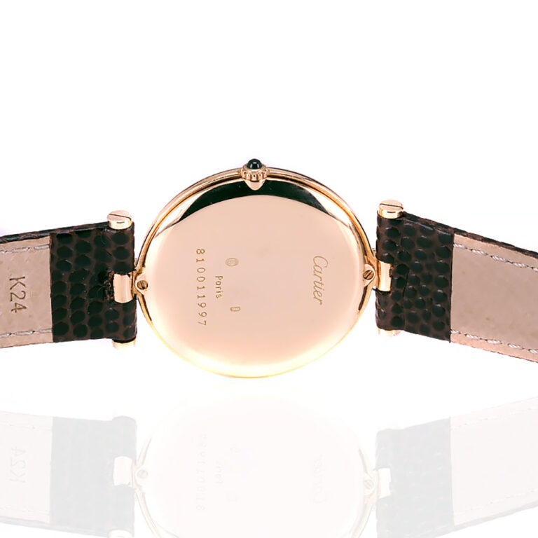 18ct Cartier Vendome watch with the rare Paris dial