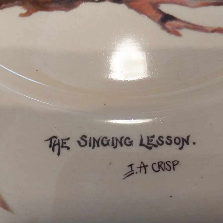 ja crisp kookaburra plate