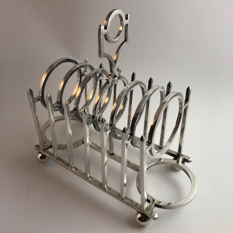 silver plated toast rack
