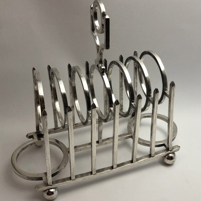 silver plated toast rack