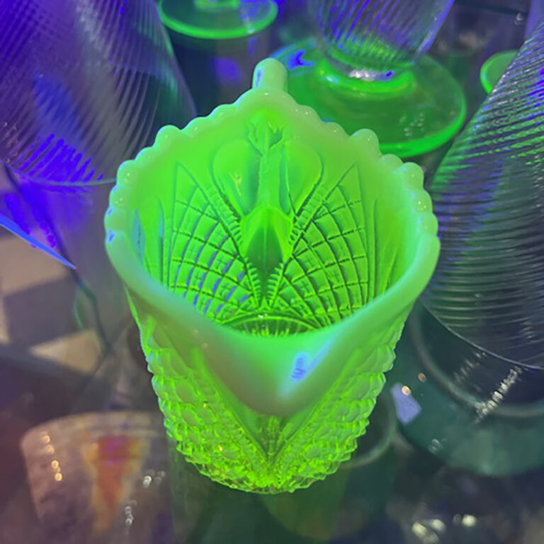 Uranium glass jug