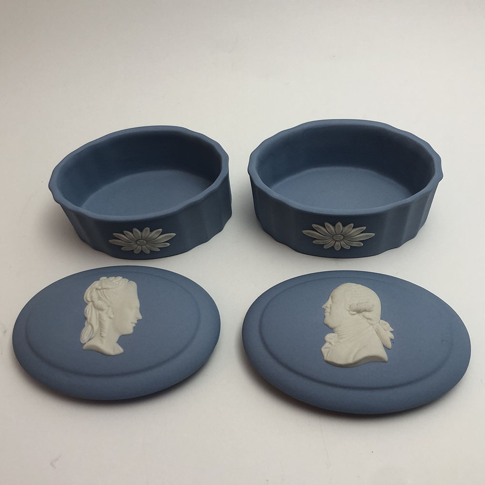 Wedgwood Jasperware trinket boxes