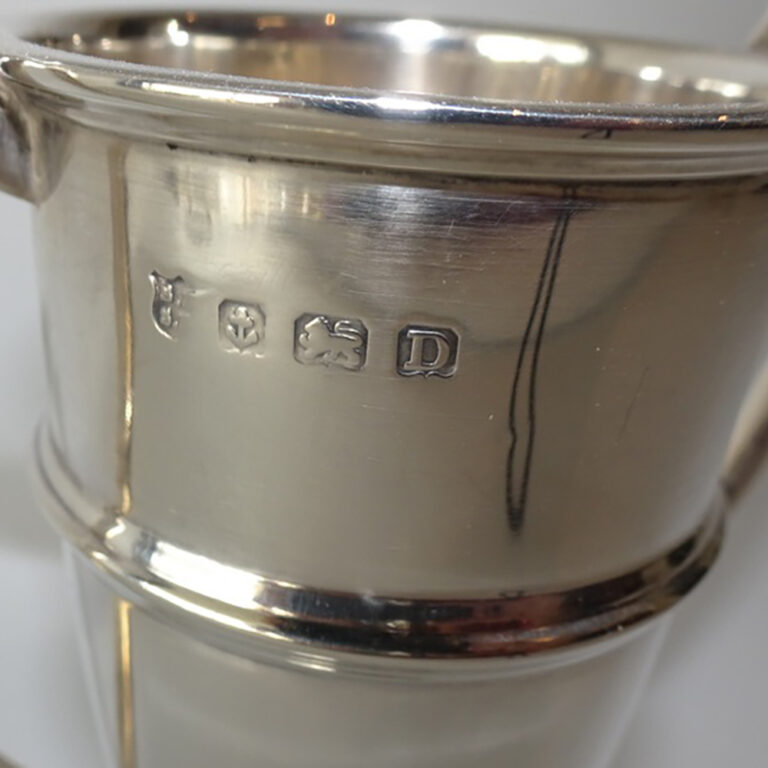 Art Deco sterling silver trophy cup