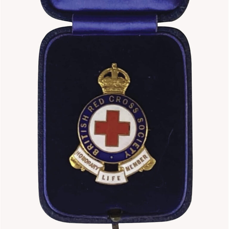 British Red Cross Life Member enamelled badge