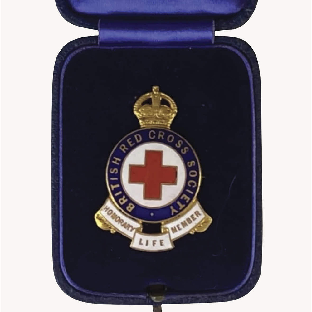 British Red Cross Life Member enamelled badge