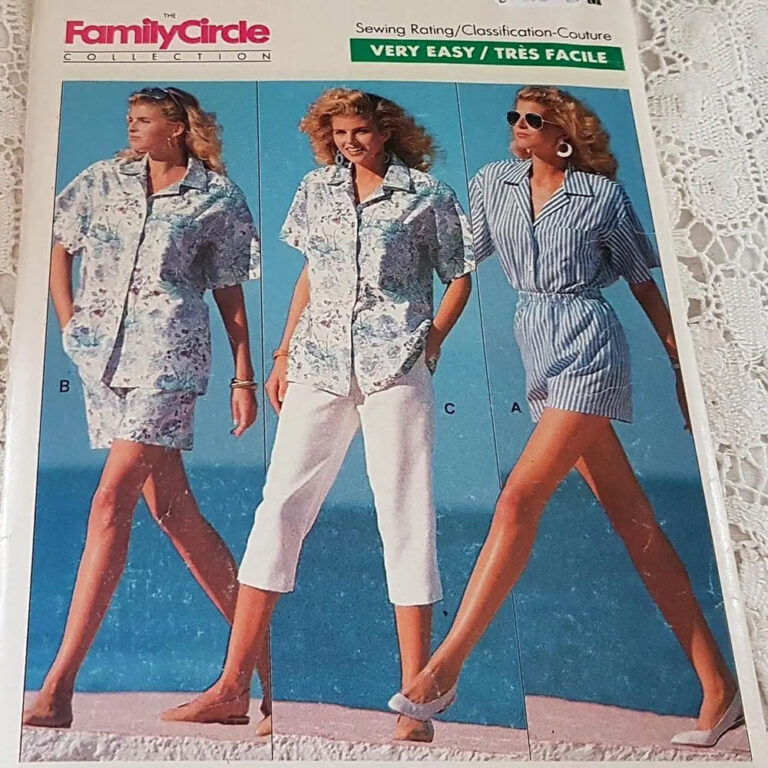 Butterick sewing pattern c.1988