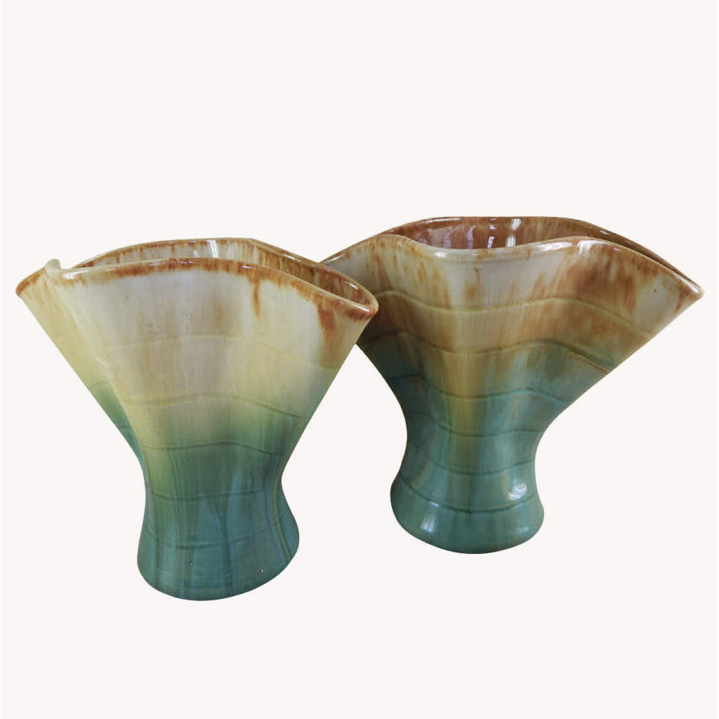 Pair Art Deco style vases Bennetts Magill Pottery