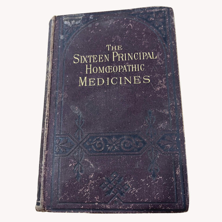 The Sixteen Principal Homoeopathic Medicines vintage book
