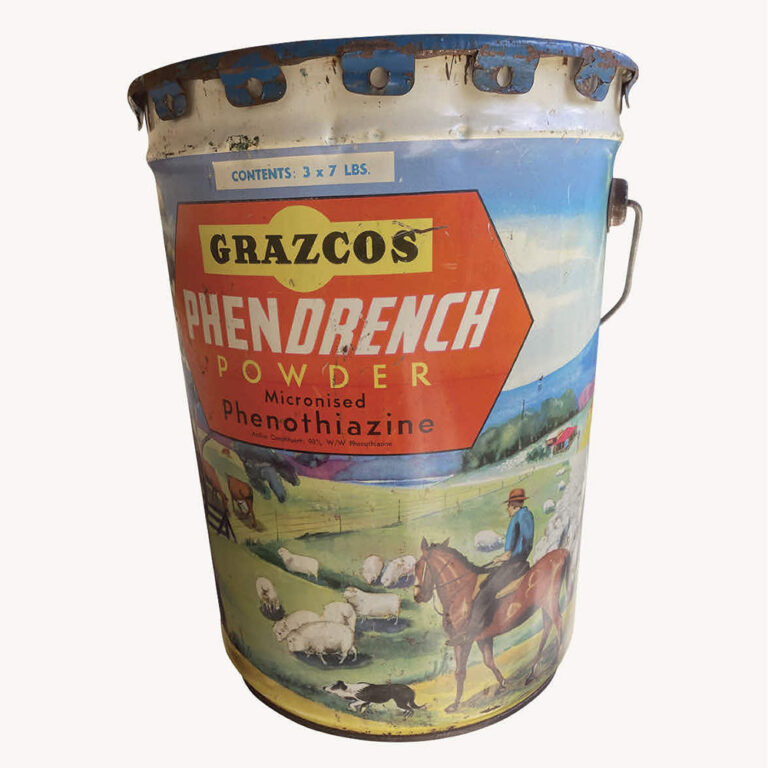 Early Australian drum for Phen Drench