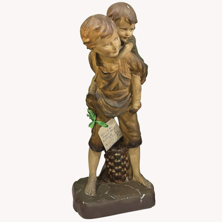 vintage plaster figure by Triach & Co