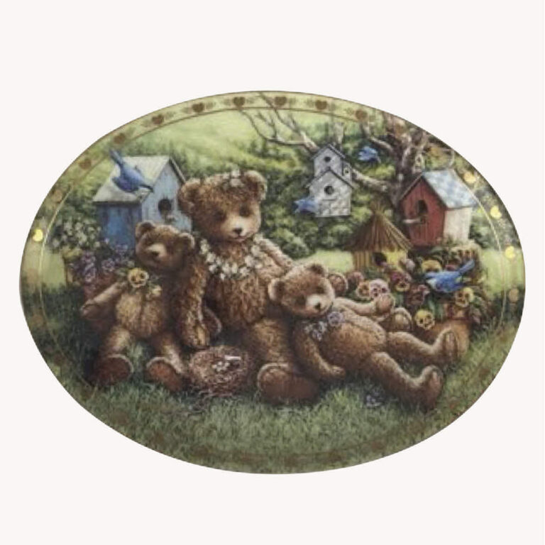 Franklin Mint teddy bear display plate