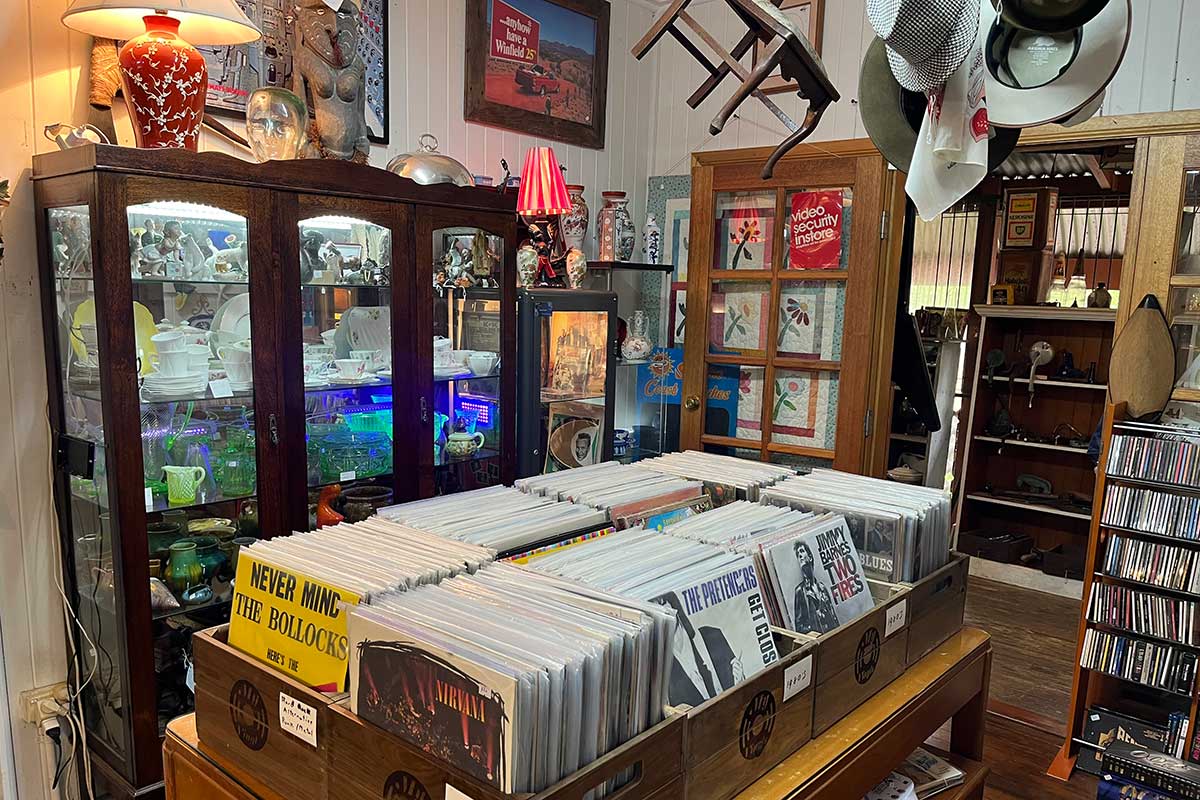 Vinyl records at Maleny Country Antiques and Collectables