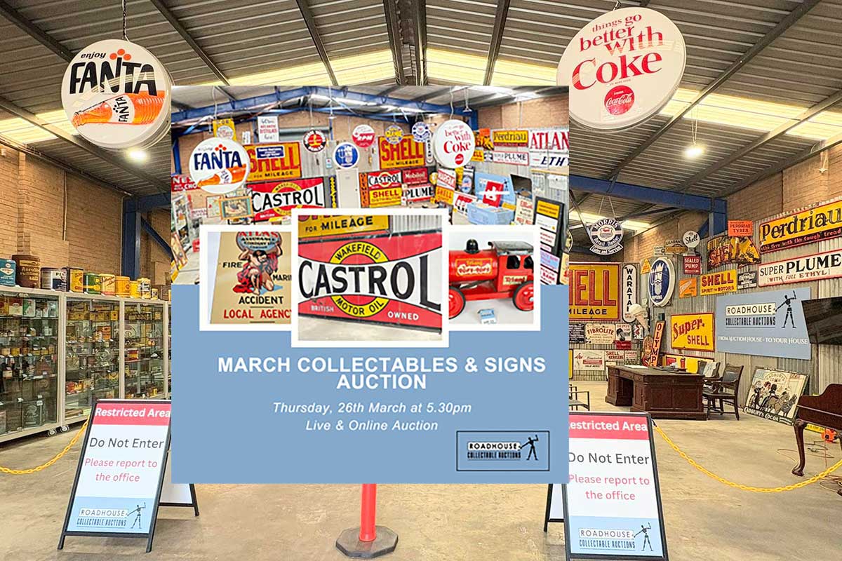 Roadhouse Auctions Live & Online March 26