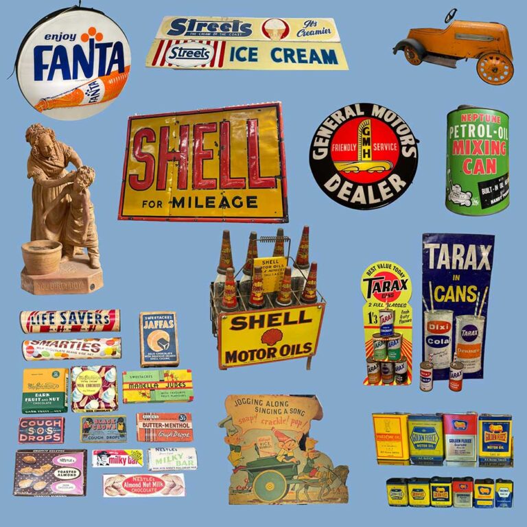 Roadhouse Auctions specialist garagenalia, advertising signs and collectables