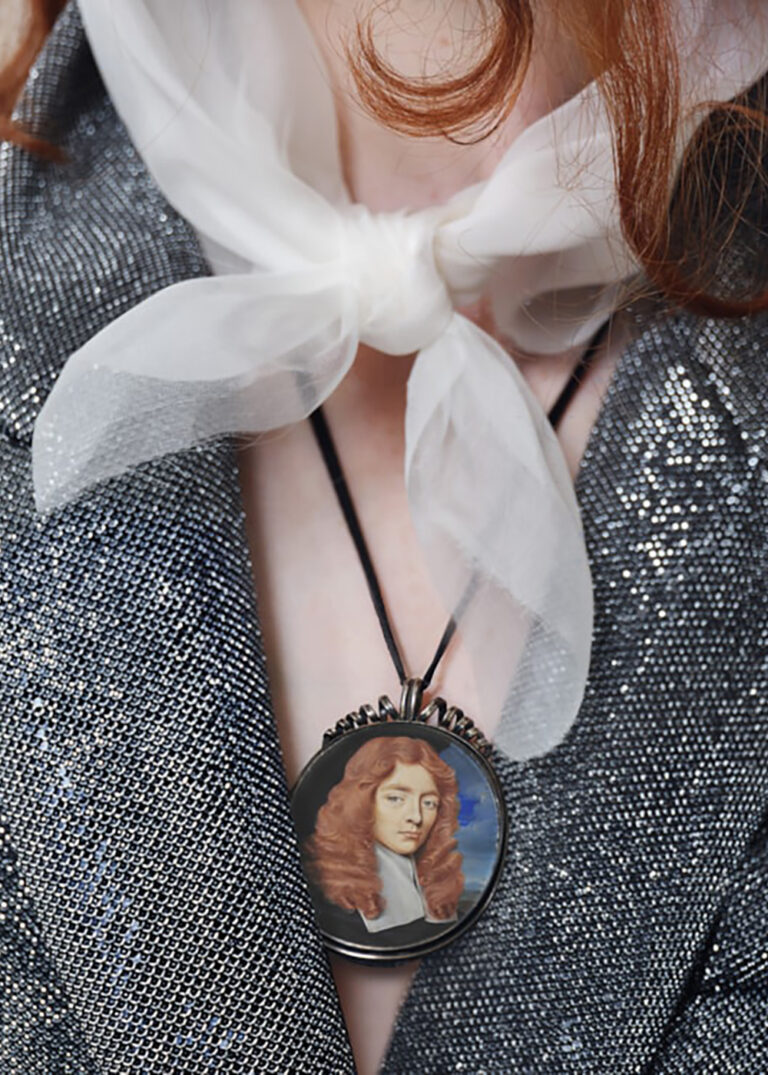 miniature portrait 18th century high fashion