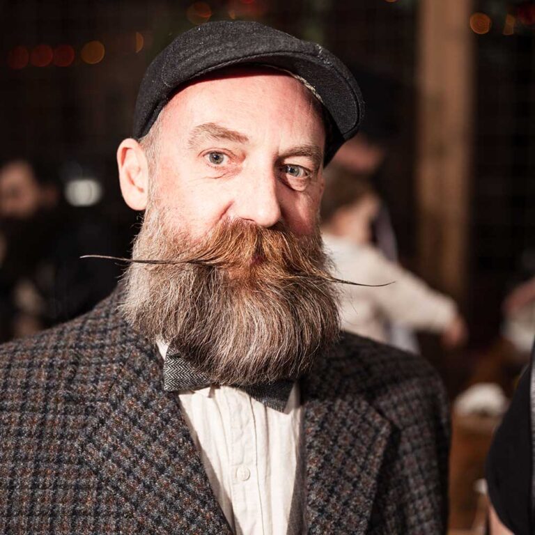 Vintage beard and moustache competition at Ballarat Heritage Festival