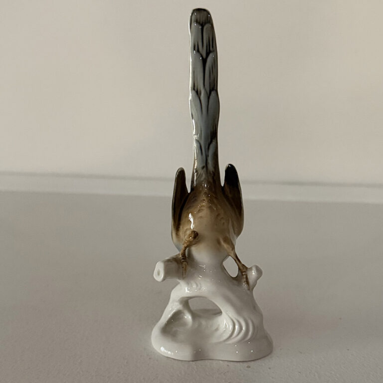 Friedrichsburg, Bavaria long tailed titmouse ceramic bird figurine